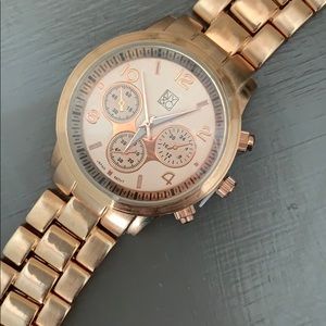 NY&Co rose gold watch